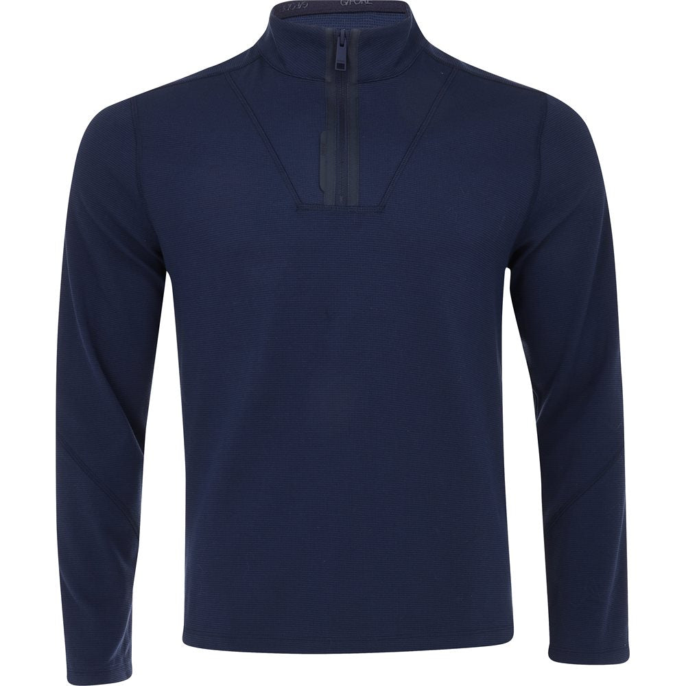 Waffle Knit 1/4 Zip Mid Layer