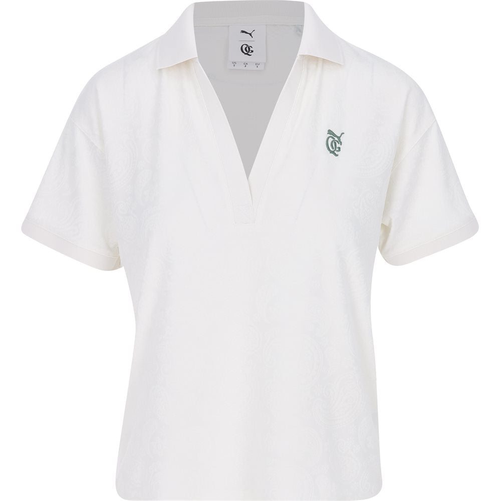Women's x Quiet Golf Relaxed Crop Golf Polo