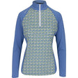 Women's Lightweight Print Airflow 1/4 Zip Midlayer - Fairway Styles