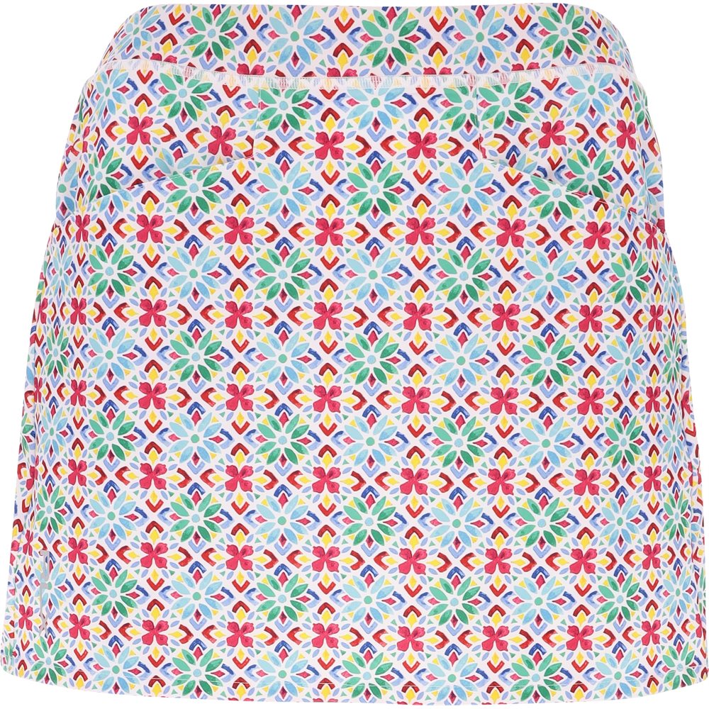 Women's Pleated Printed Aim 15" Skort