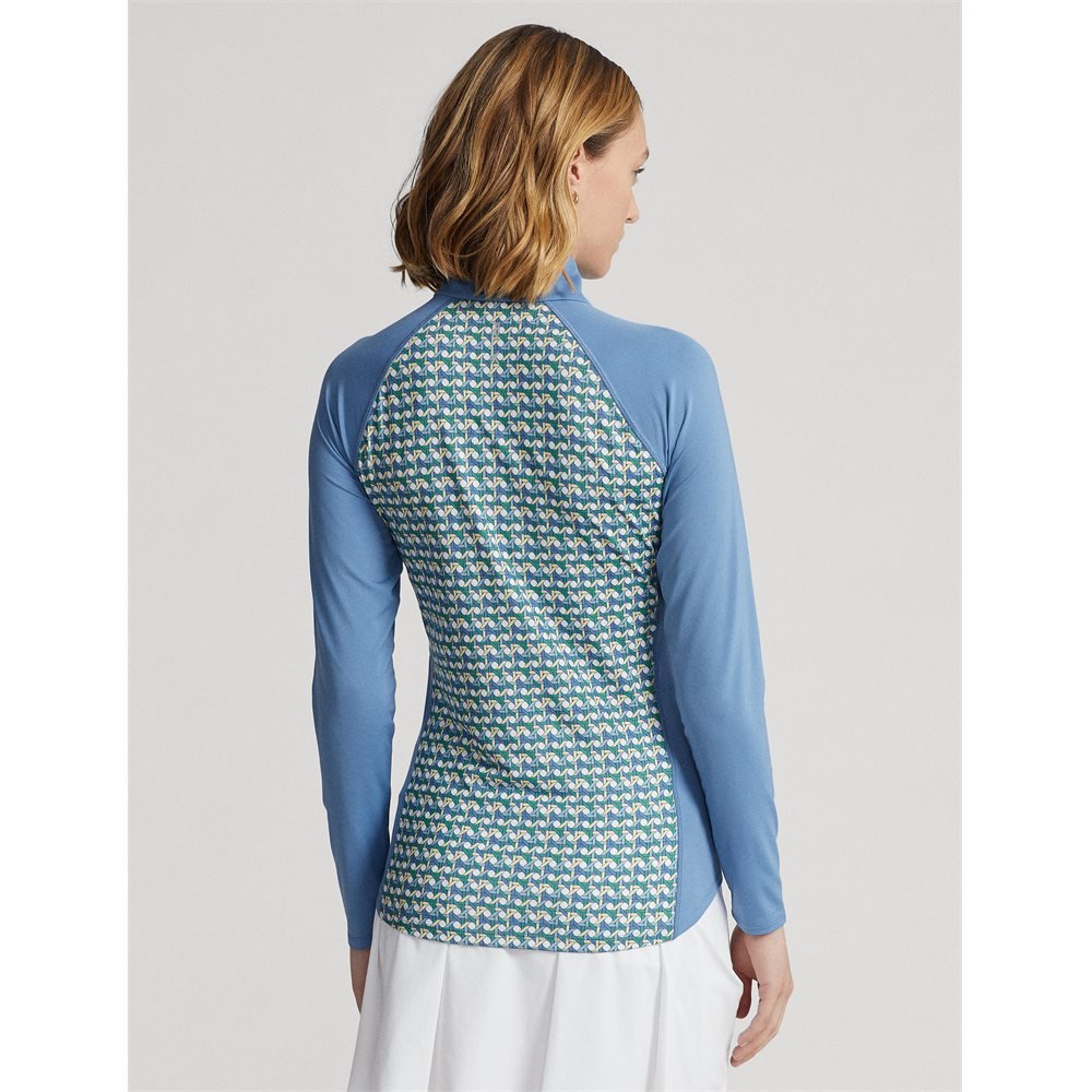 Women's Lightweight Print Airflow 1/4 Zip Midlayer - Fairway Styles