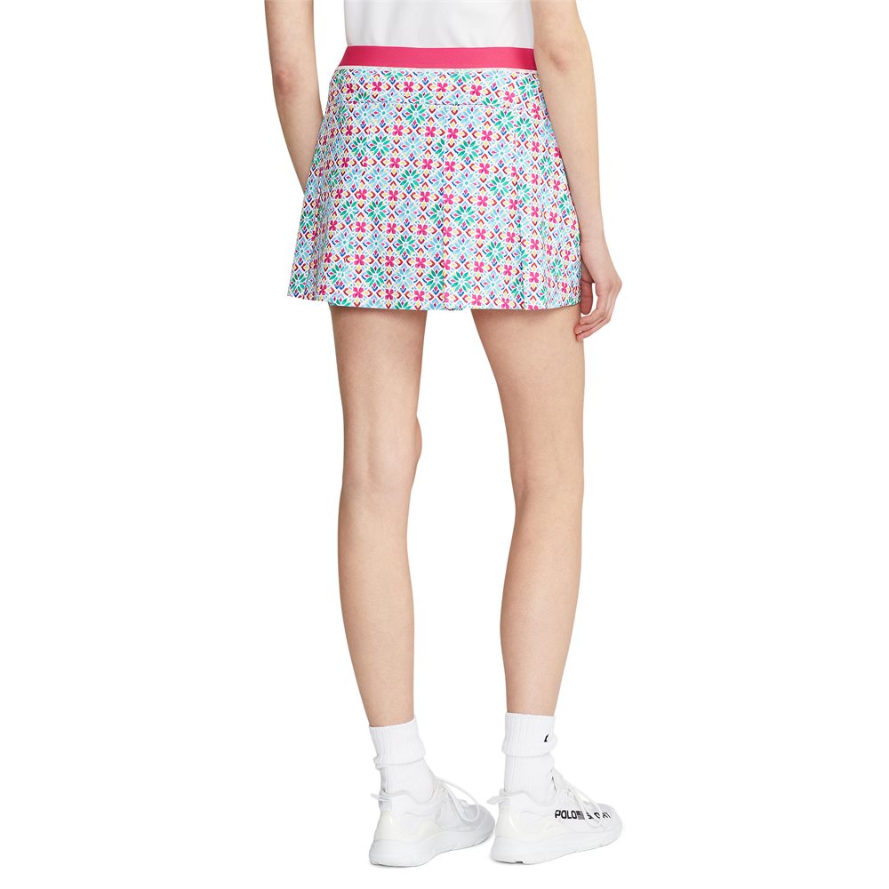 Women's Pleated Printed Aim 15" Skort