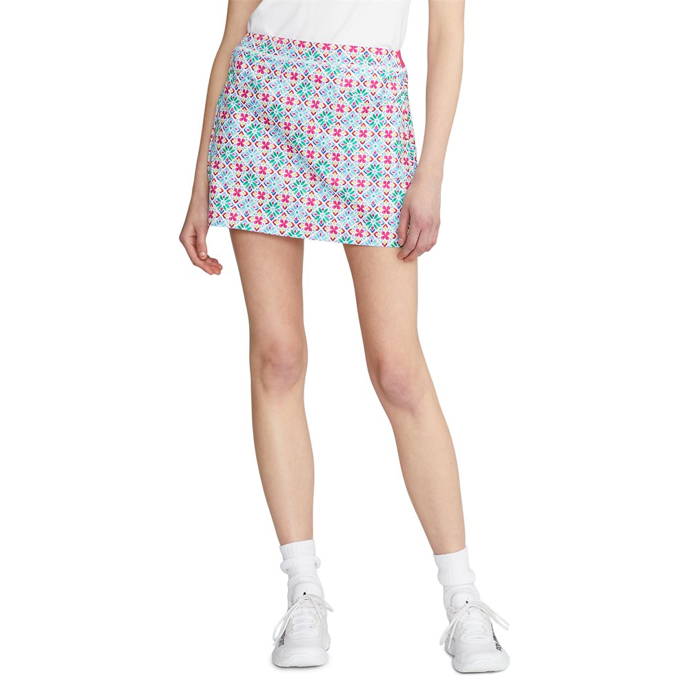 Women's Pleated Printed Aim 15" Skort