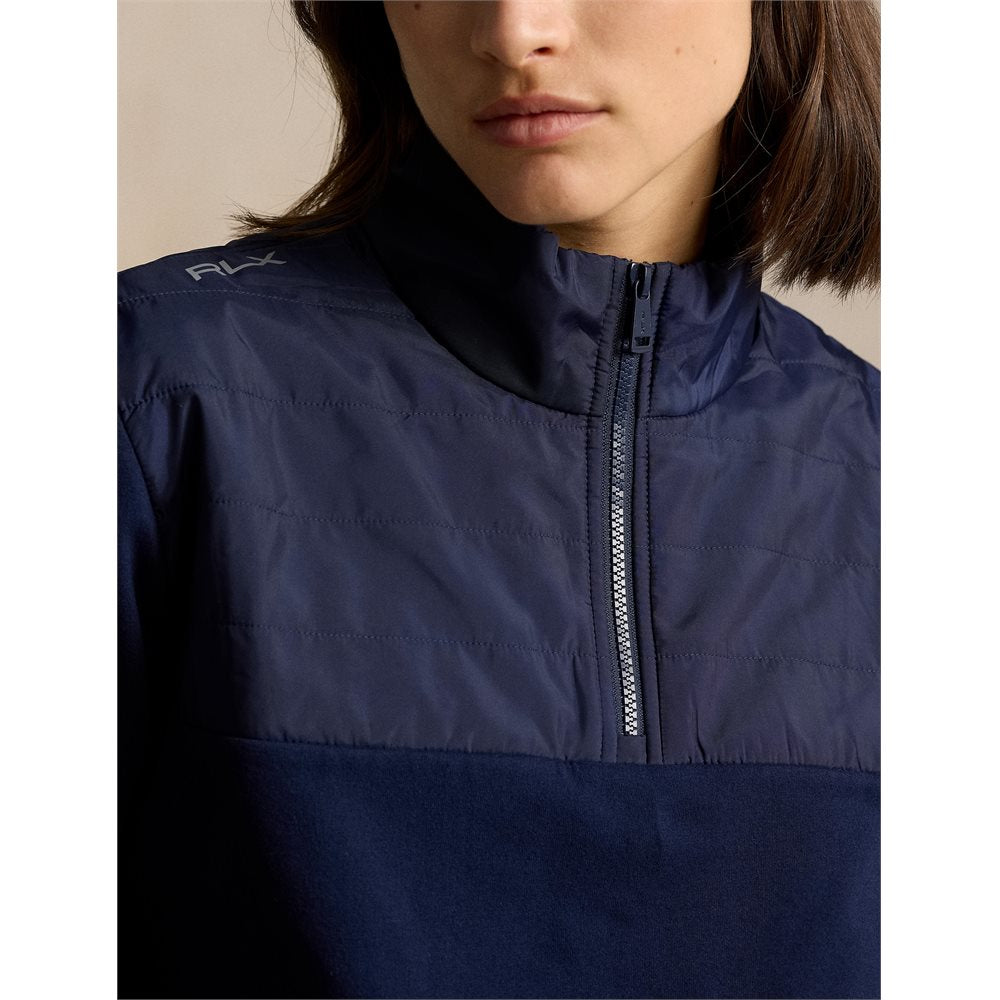 Women's Quilted Cashmere Fleece 1/4 Zip Pullover