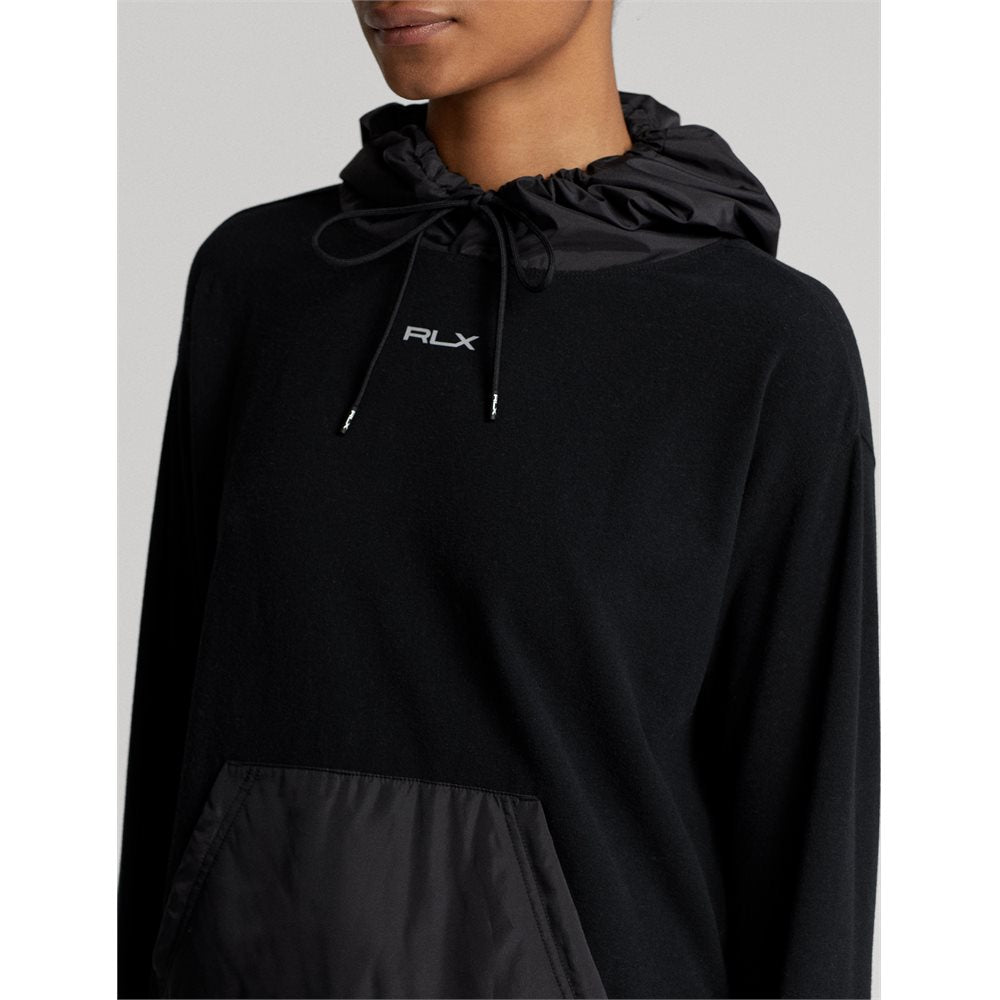 Women's Cloud Fleece Hoodie Nylon Pocket Sweatshirt