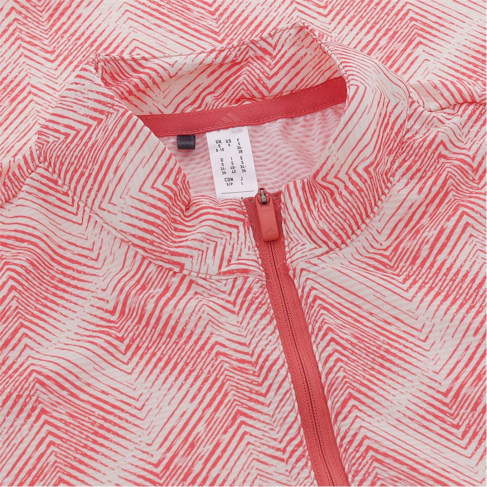 Women's Ultimate365 Ottoman Printed 1/4 Zip Sleeveless Polo