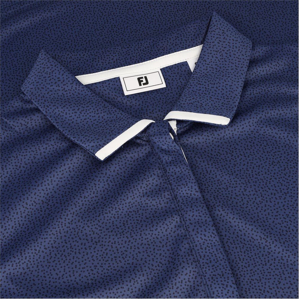 Women's Dot Print Sleeveless Polo - Previous Season