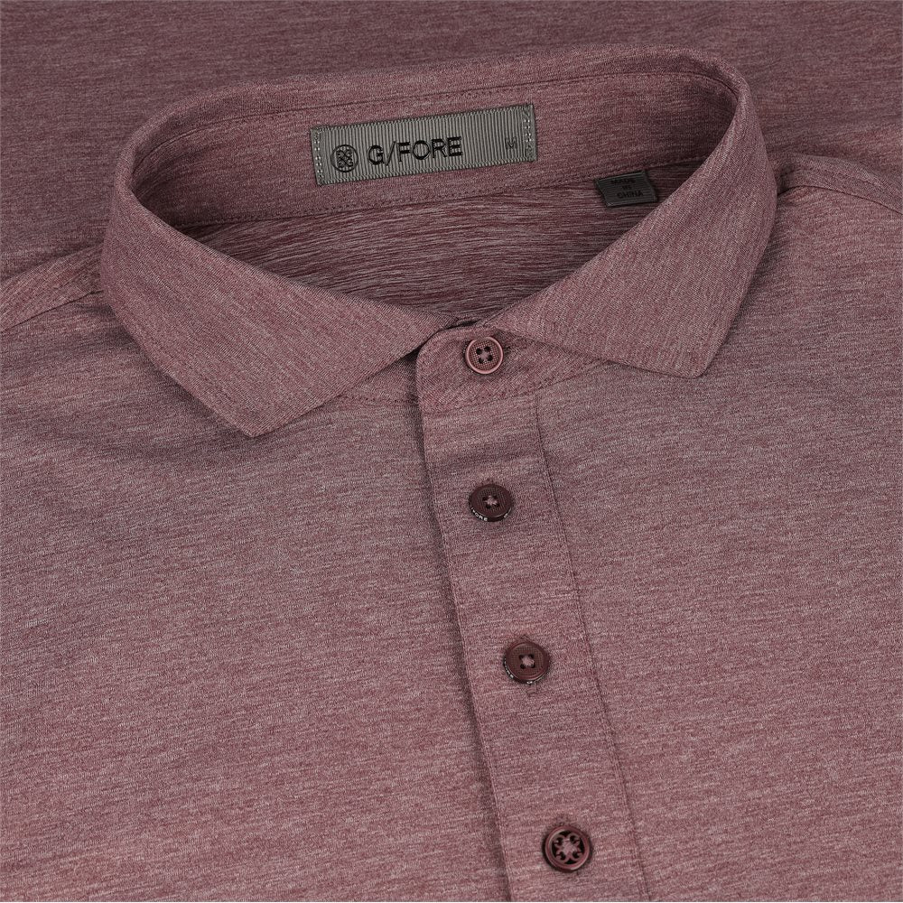 Rib Gusset Melange Ice Nylon Polo