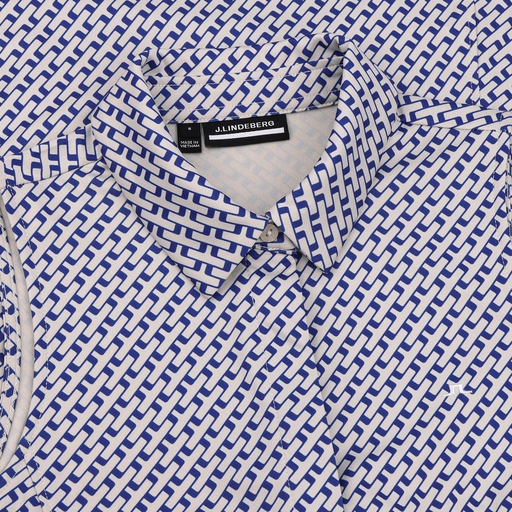 Women's Dena Print Sleeveless Polo