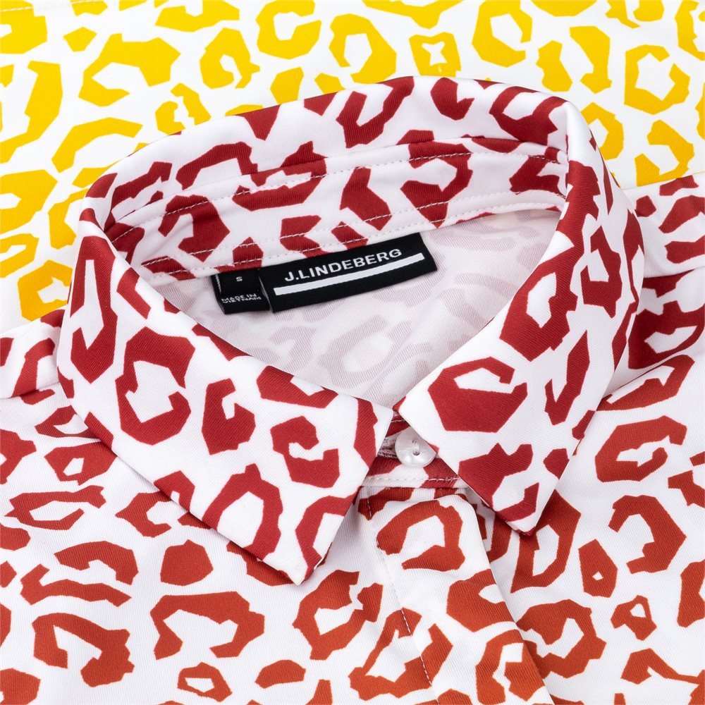 Women's Dena Print Sleeveless Polo