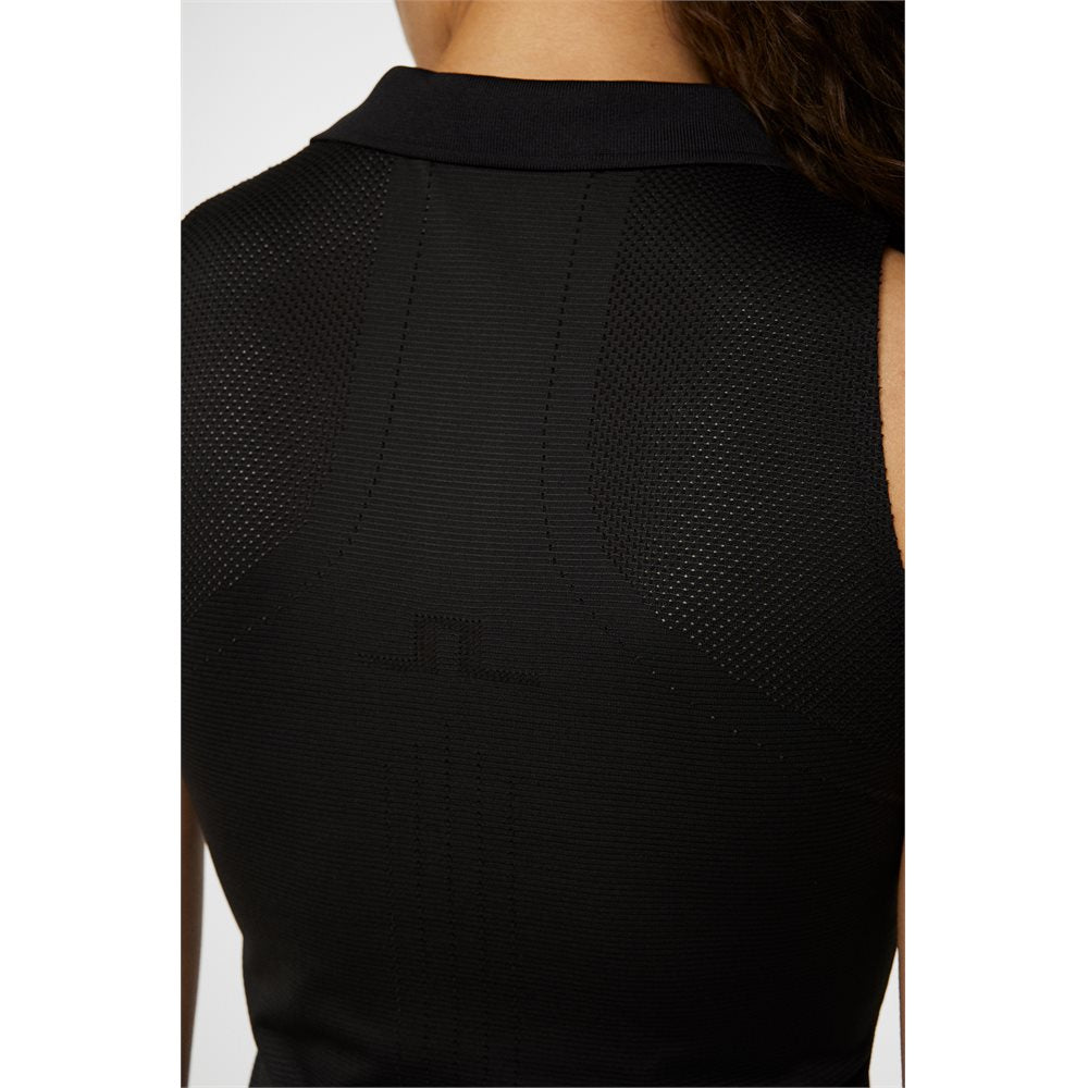 J.Lindeberg Women's Leylo Sleeveless 1/4 Zip Polo