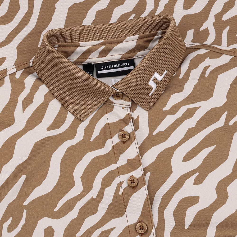 Women's Tour Tech Print Polo