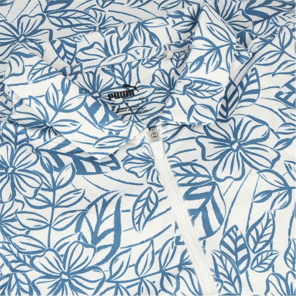 Women's CLOUDSPUN Leafy Sleeveless 1/4 Zip Polo