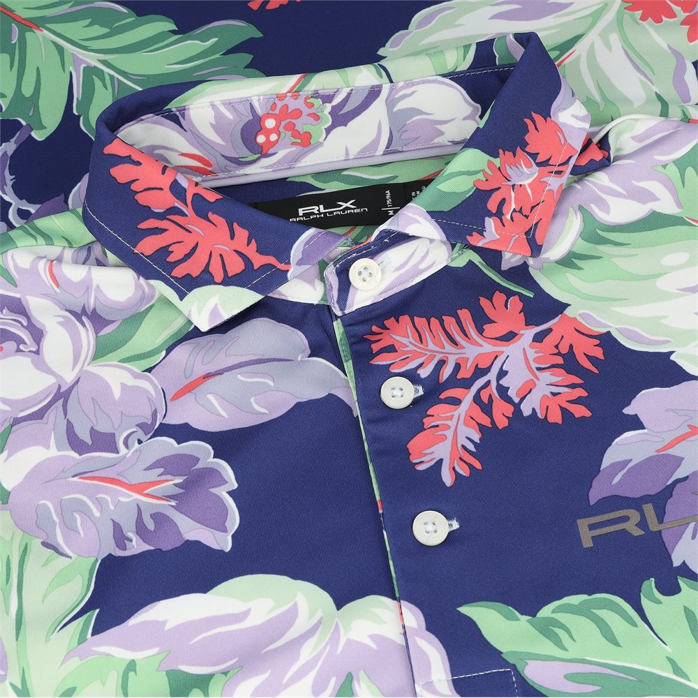 Printed Lightweight Airflow Polo