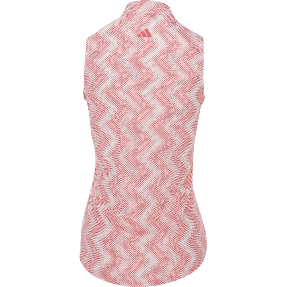 Women's Ultimate365 Ottoman Printed 1/4 Zip Sleeveless Polo