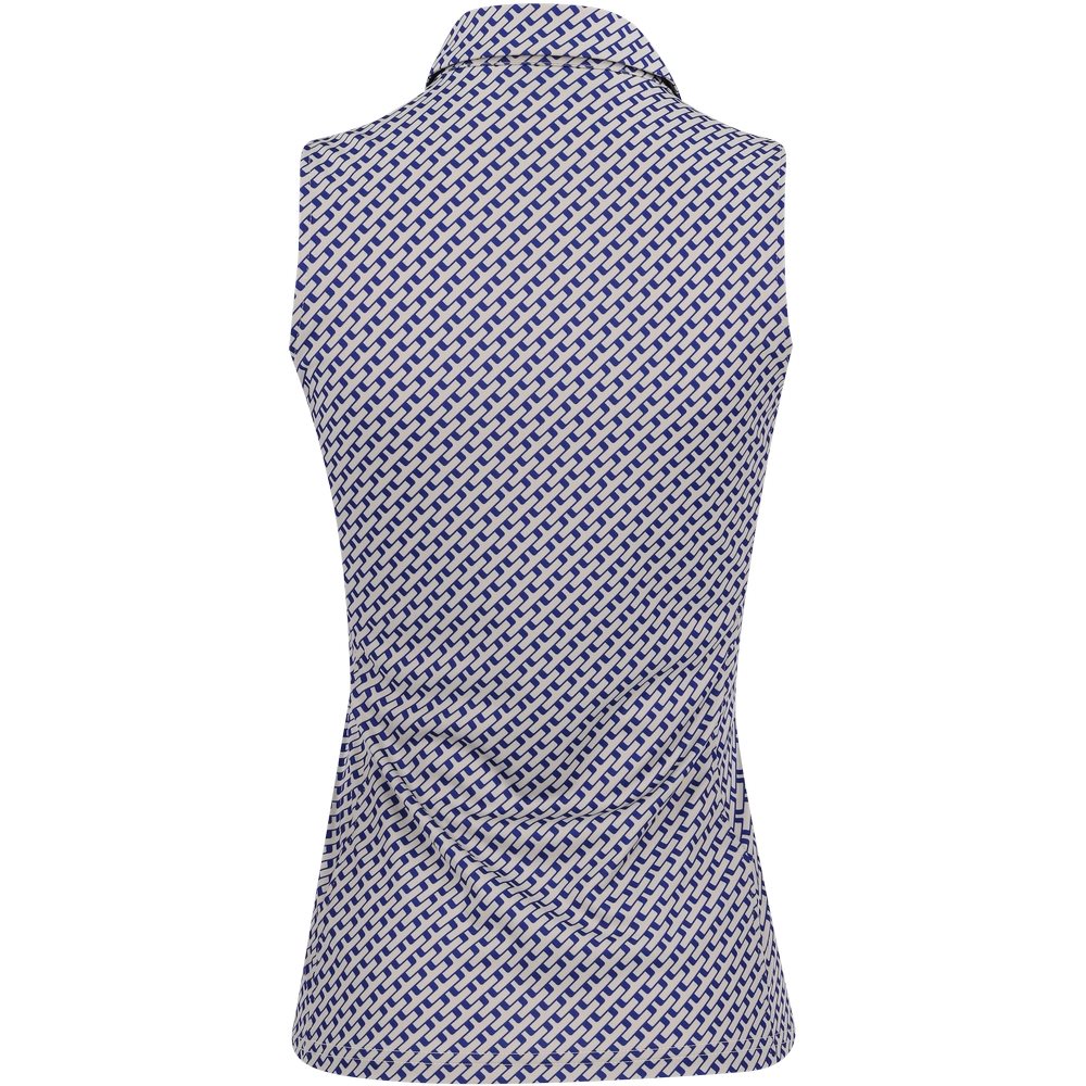 Women's Dena Print Sleeveless Polo