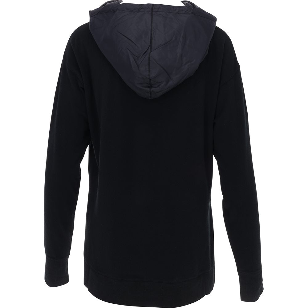 Women's Cloud Fleece Hoodie Nylon Pocket Sweatshirt