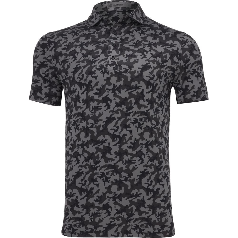 Mapped Icon Camo Tech Jersey Polo
