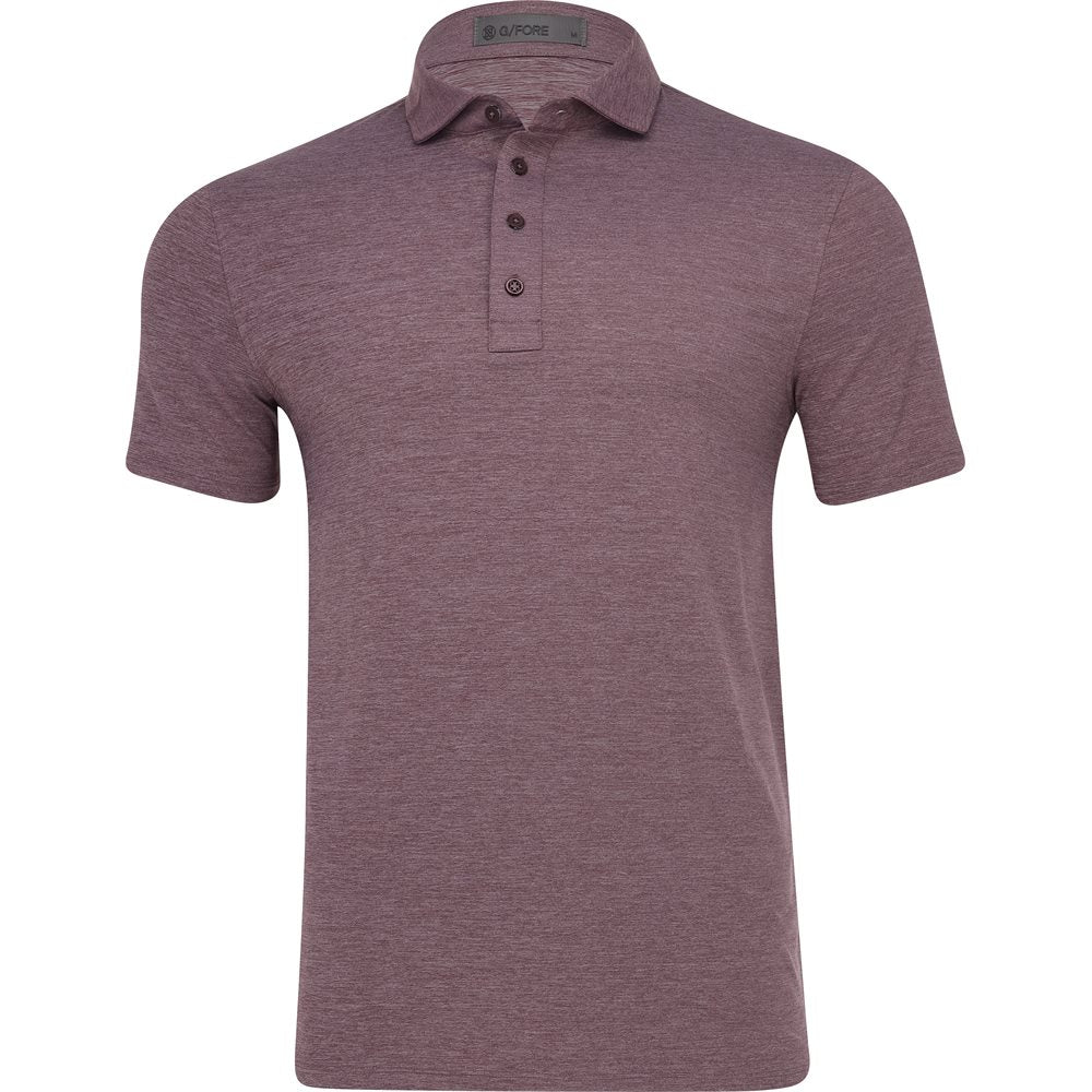 Rib Gusset Melange Ice Nylon Polo