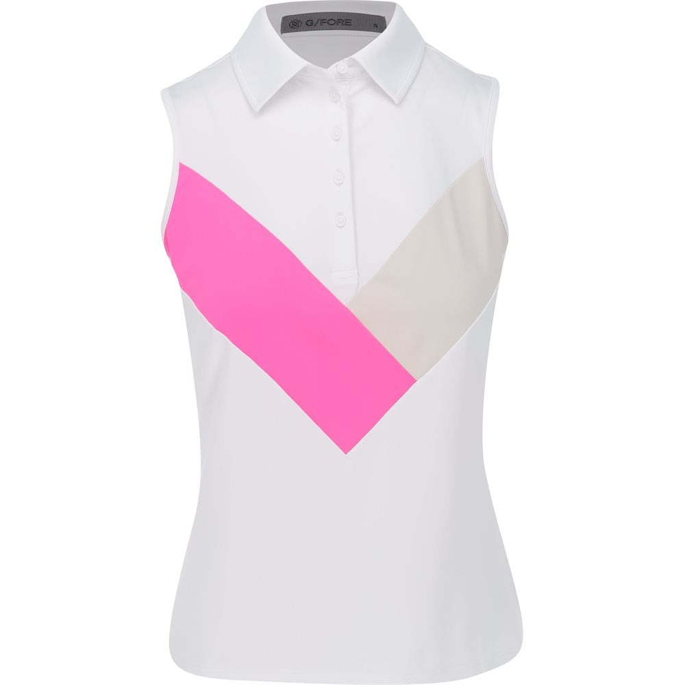 Women's Multi V Tech Jersey Sleeveless Polo