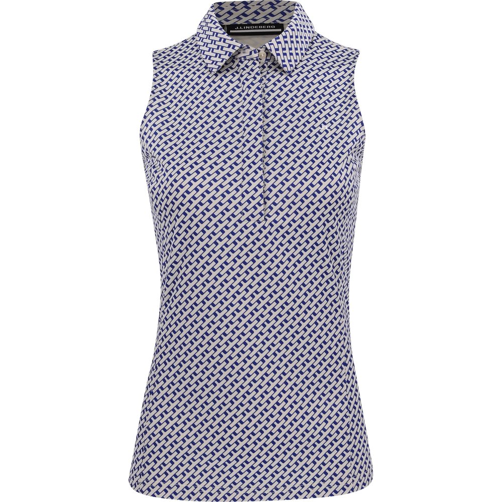 Women's Dena Print Sleeveless Polo