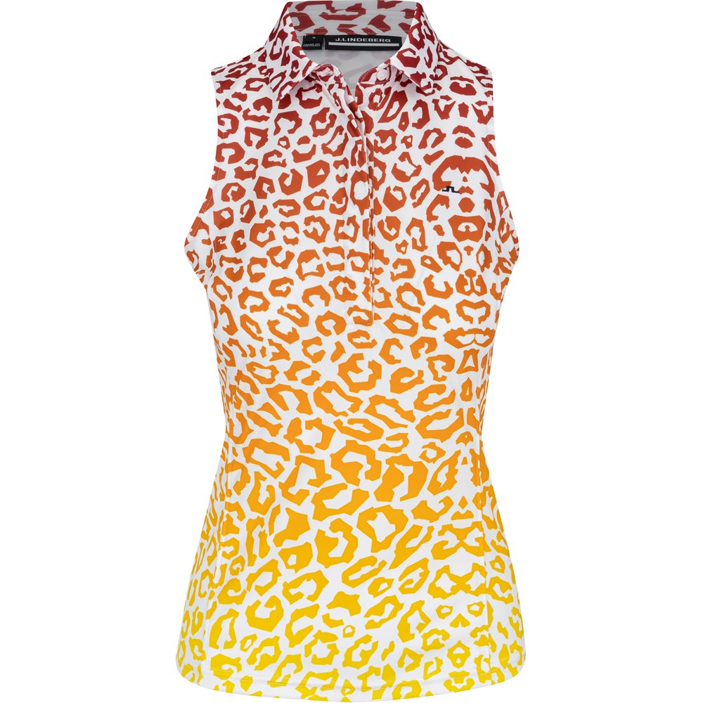 Women's Dena Print Sleeveless Polo