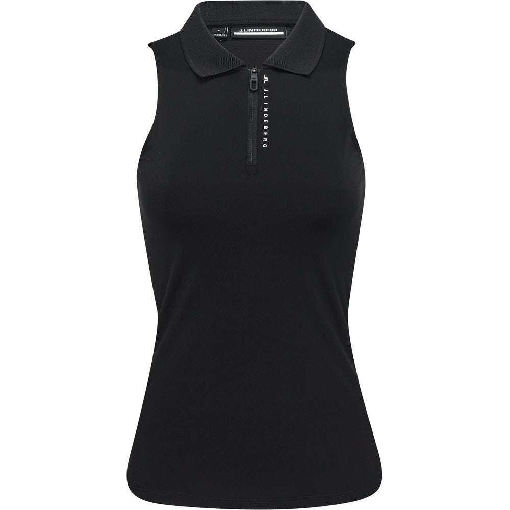 J.Lindeberg Women's Leylo Sleeveless 1/4 Zip Polo