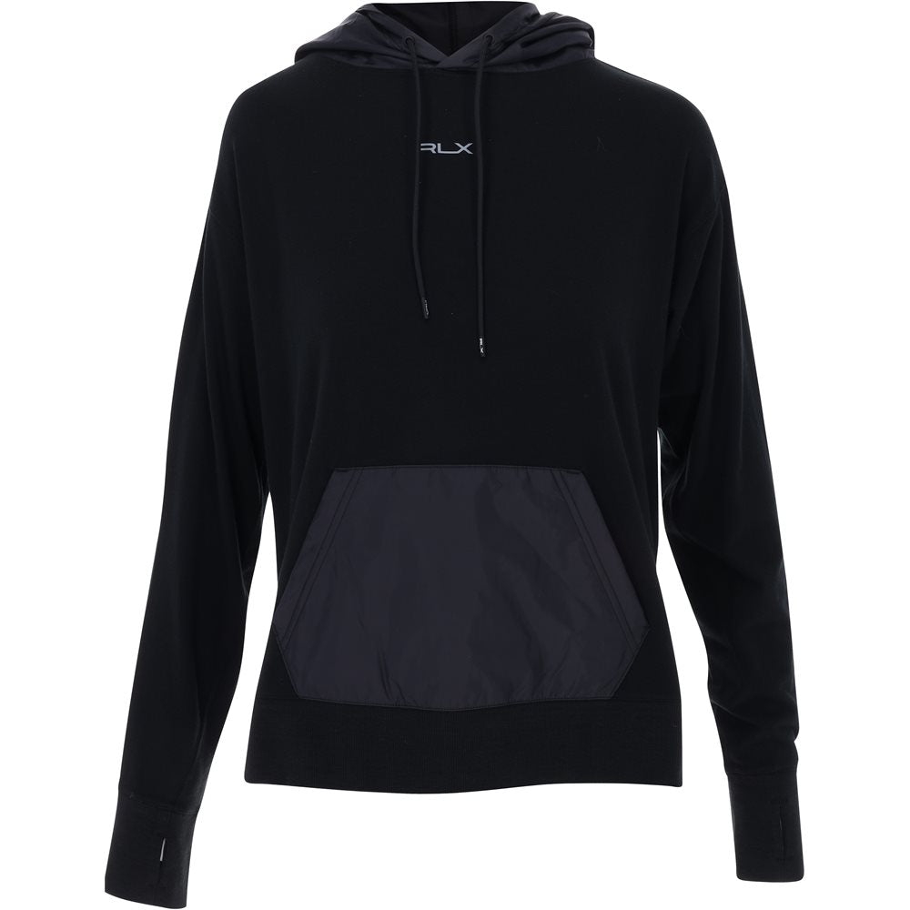 Women's Cloud Fleece Hoodie Nylon Pocket Sweatshirt