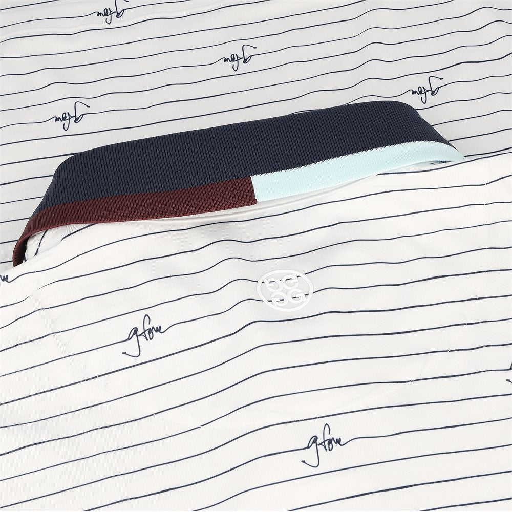 Script Stripe Tech Jersey Polo