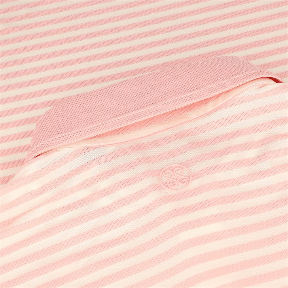 Stripe Tech Jersey Polo