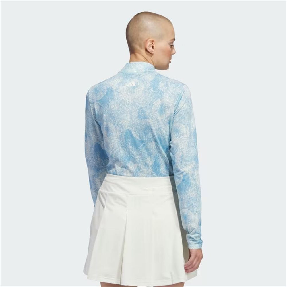 Women's Ultimate365 Printed 1/4 Zip Mock Pullover