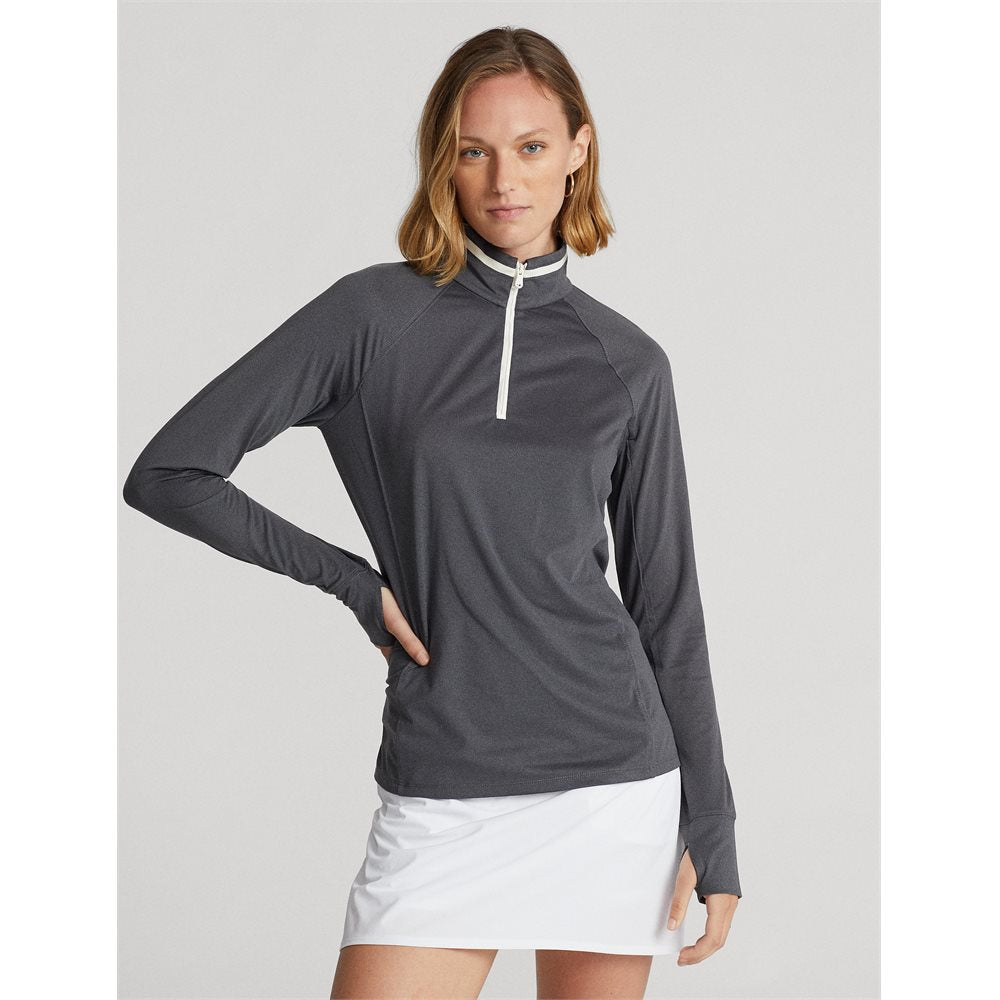 Women's Stretch Peached Jersey 1/4 Zip Midlayer