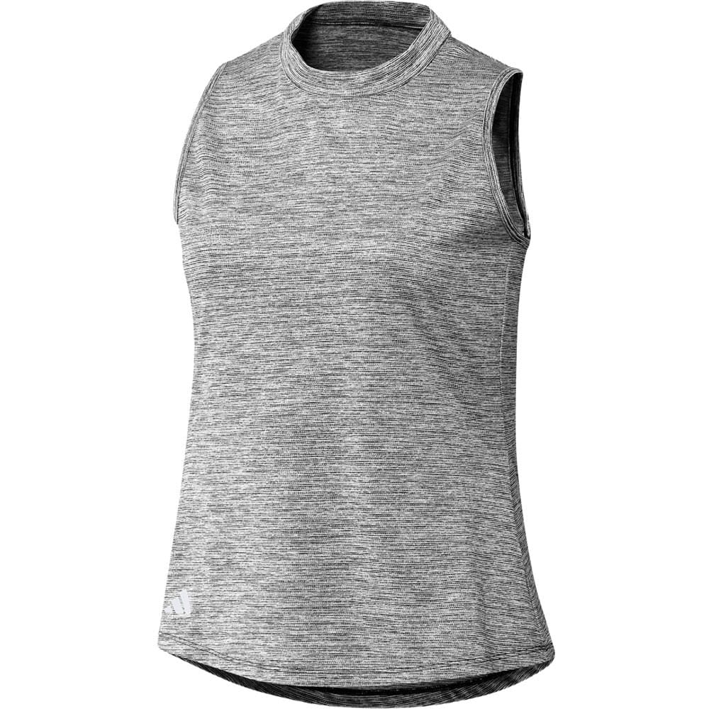 Women's Essentials Heathered Mock-Neck Sleeveless Golf Top