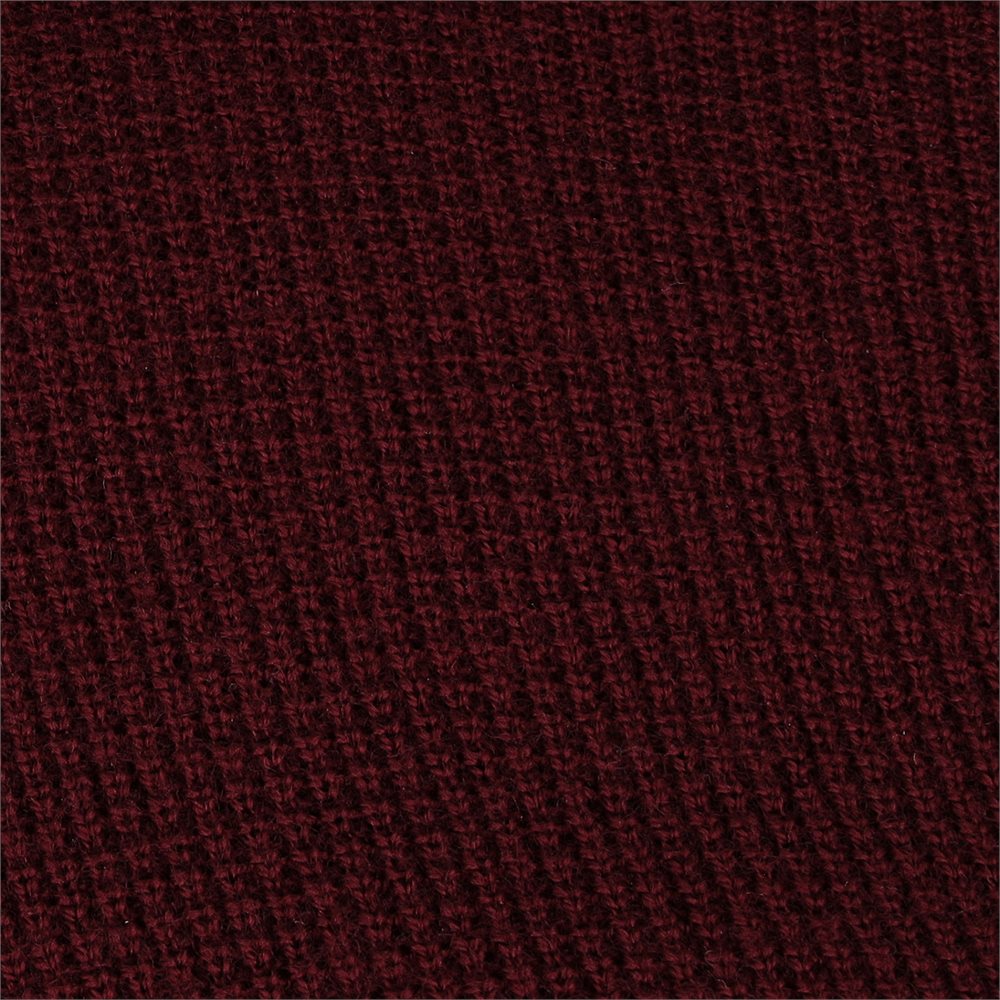 Waffle Stitch Merino Wool Hooded Sweater