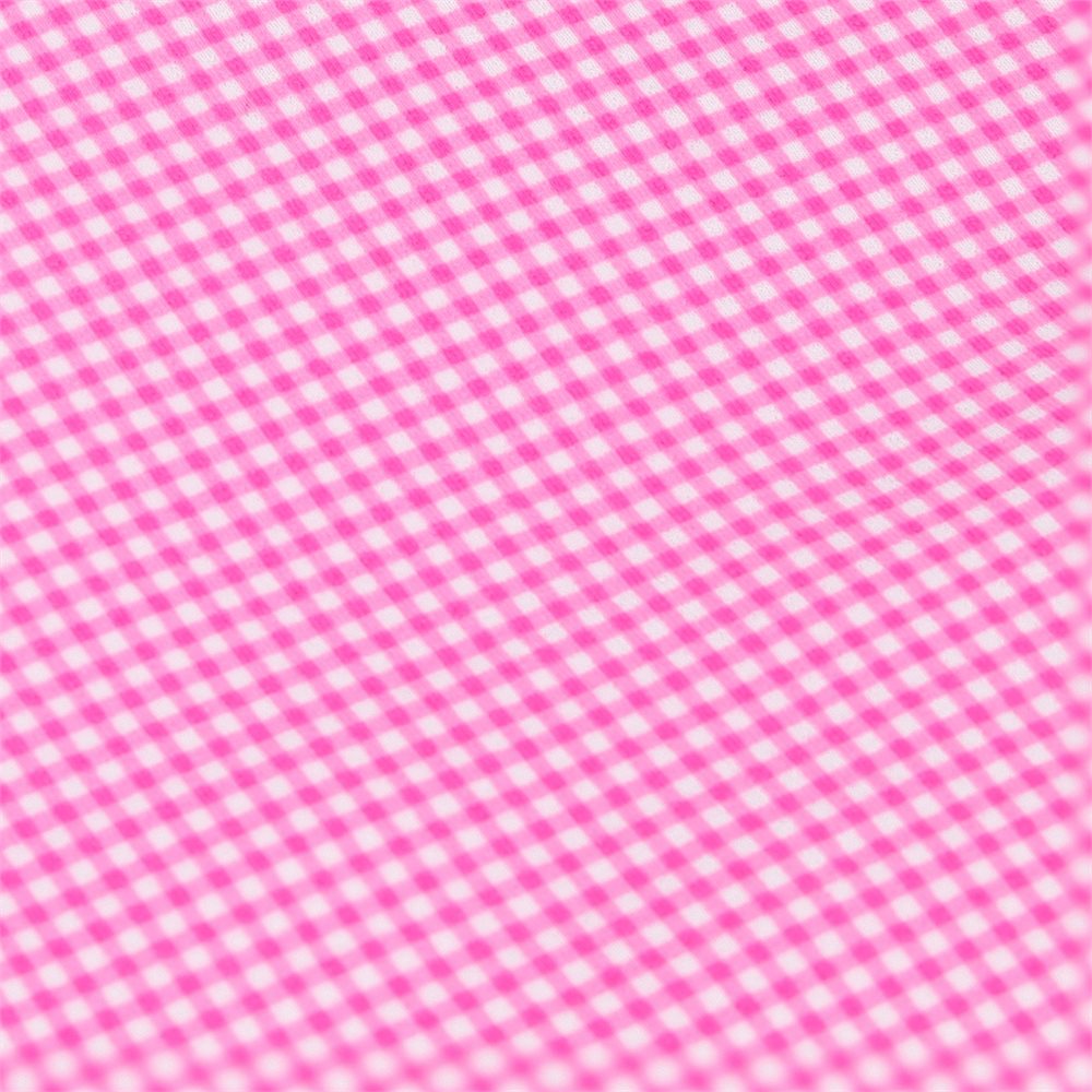 Women's Sleeveless Polo - Mini Check Print