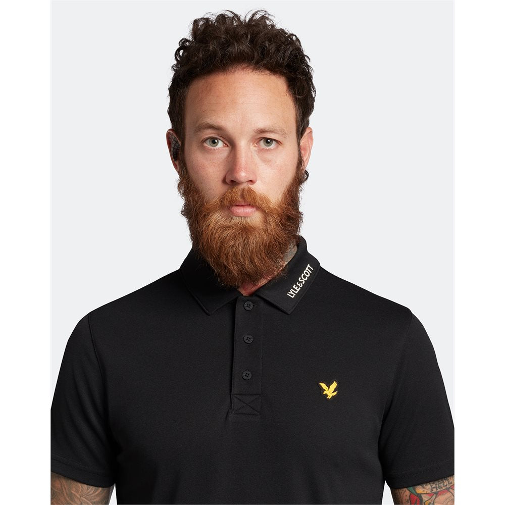 Tech Collar Logo Polo