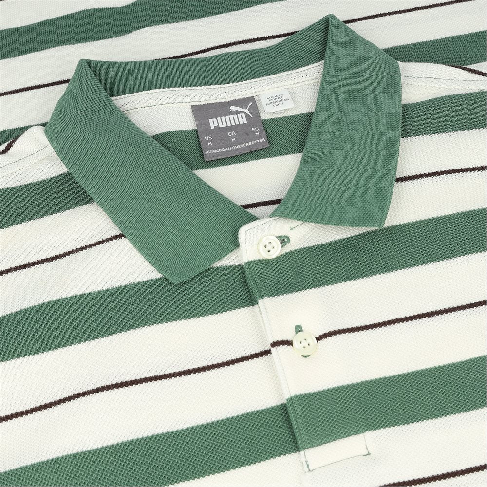 x Quiet Golf Sunday Stripe Polo