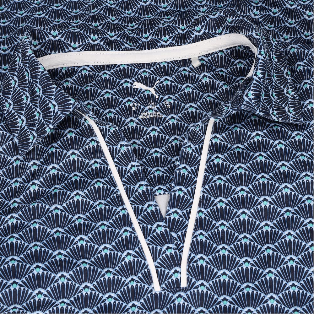 Youth Girls Scallop Sleeveless Polo