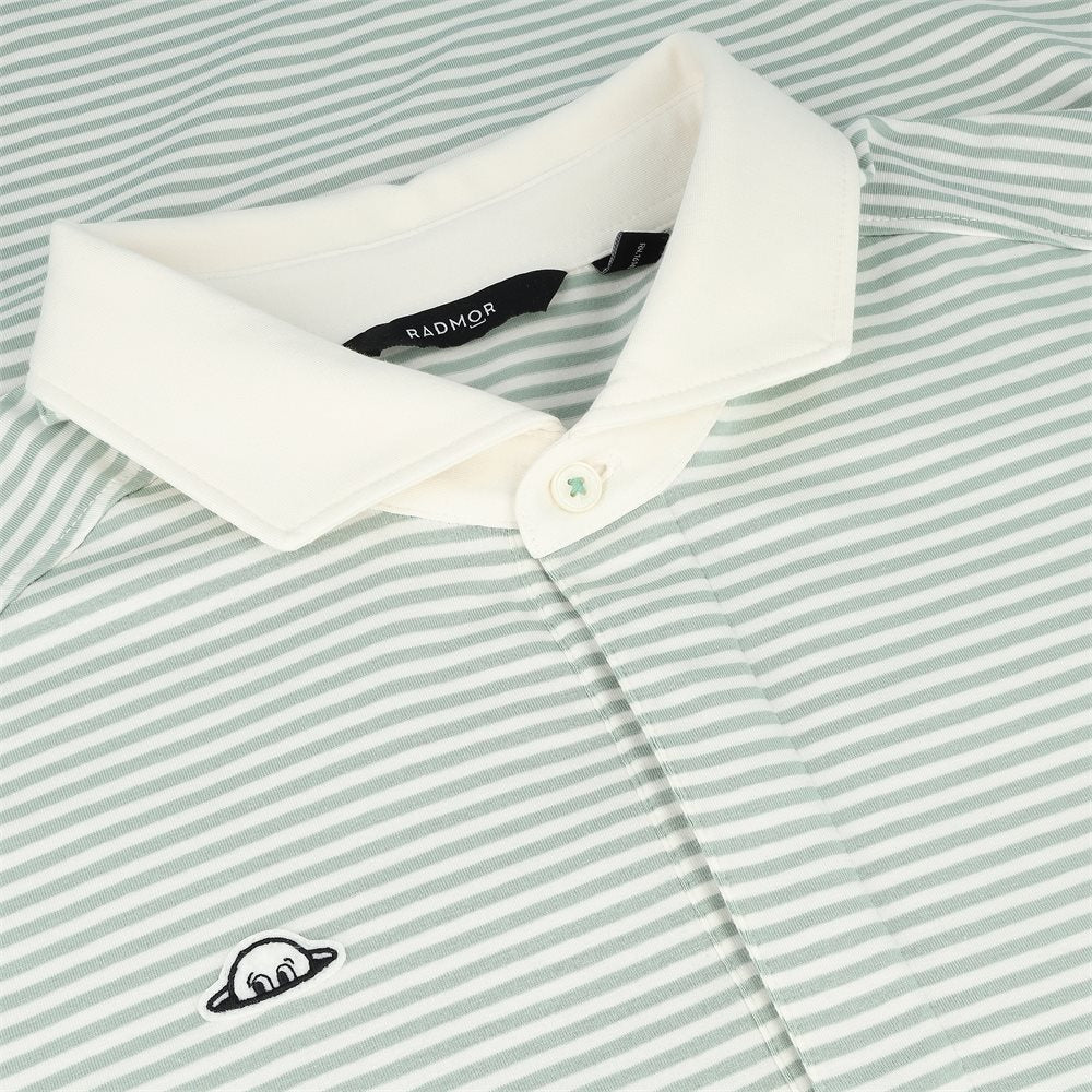 Taylor Pimaformance Microstripe Bobrad Polo