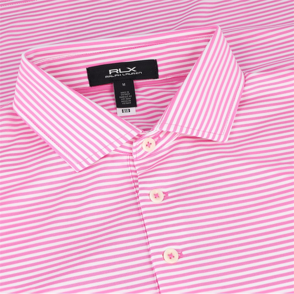 Lightweight Airflow Jersey Striped Polo