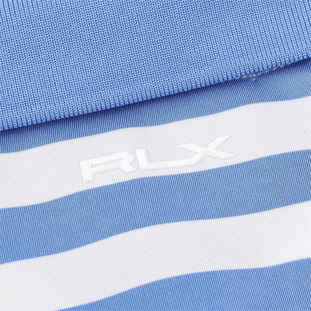 Women's Lightweight Airflow Tailored Fit White Stripe Polo