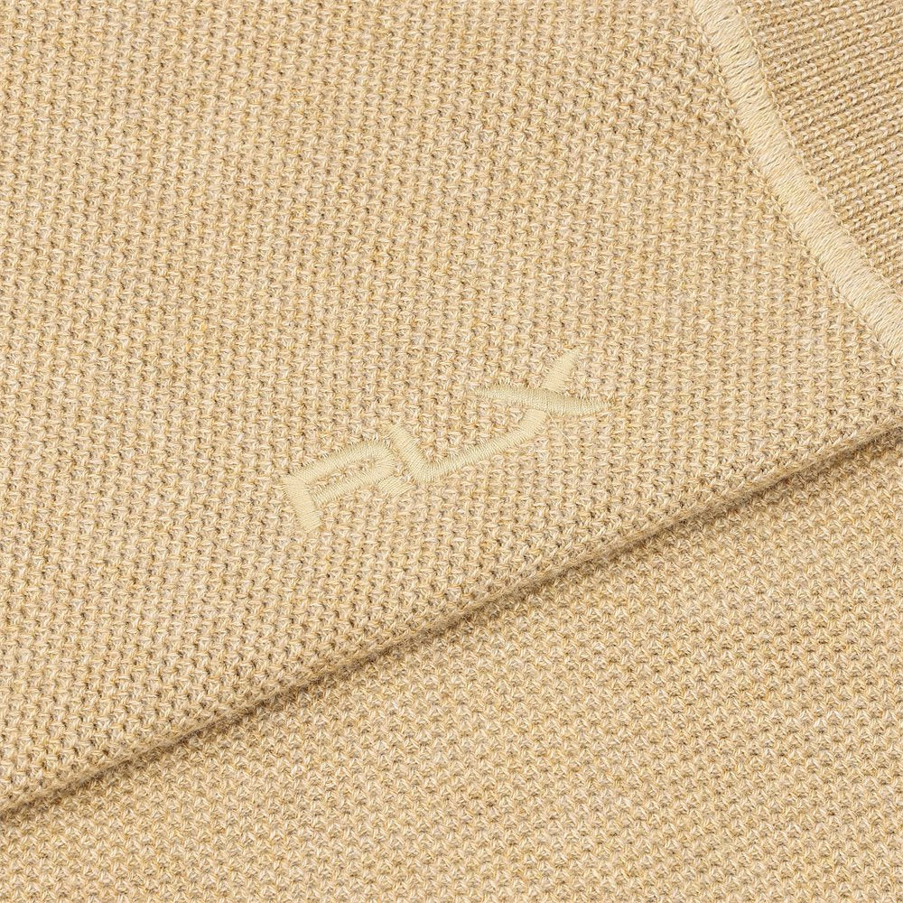 Mesh-Knit Cotton Full Zip Cardigan