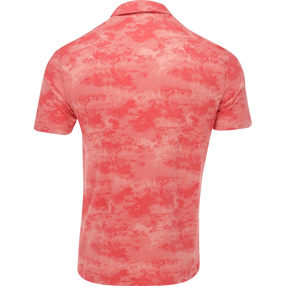 Go-To Printed Mesh Polo