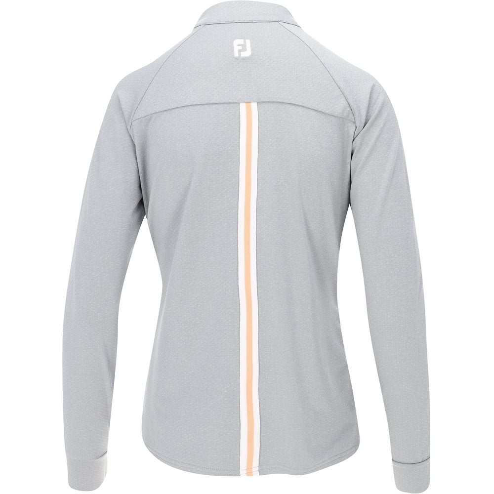 Women's Dot Jacquard 1/4 Zip Mid Layer