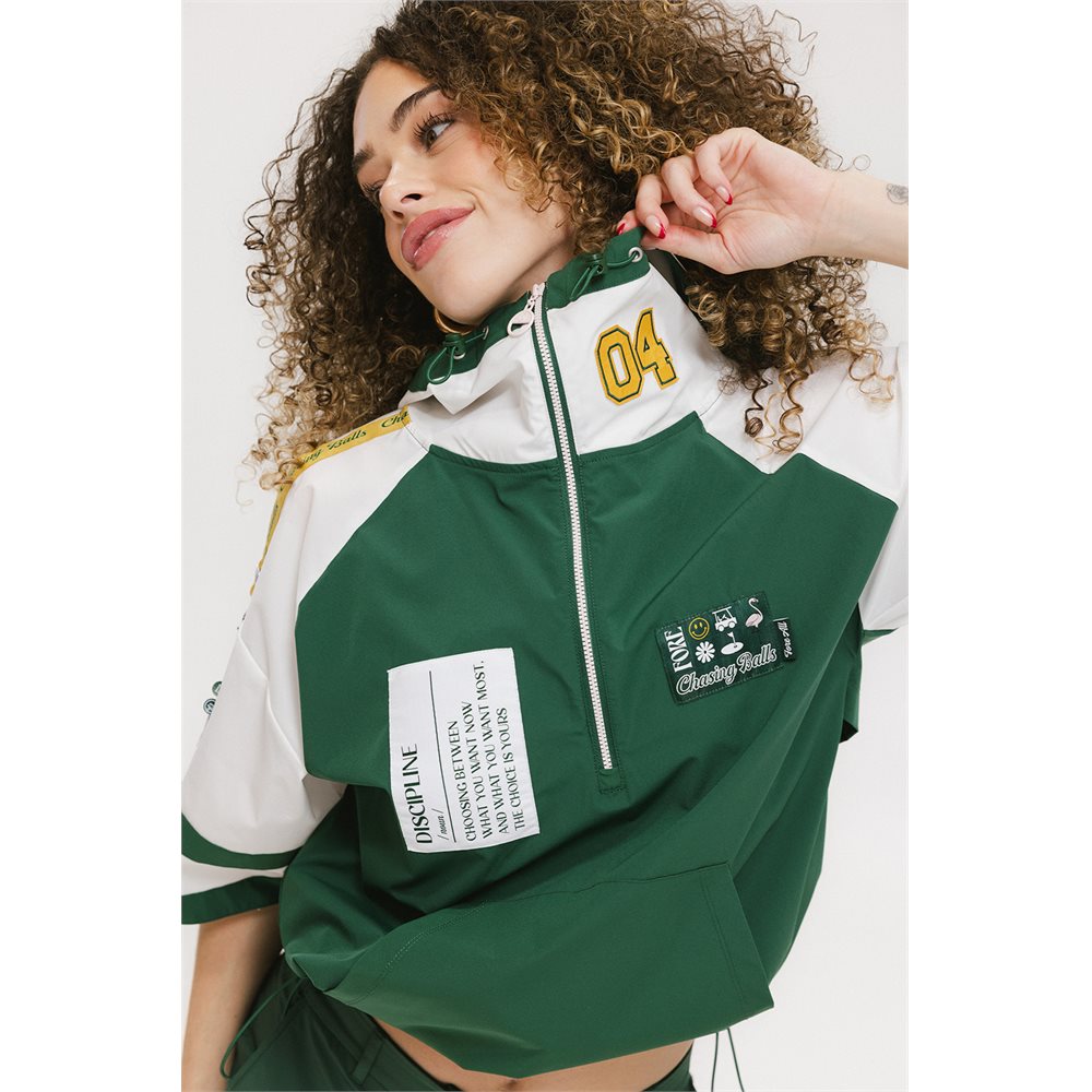 Women's Brandi Short Sleeve 1/2 Zip Hoodie