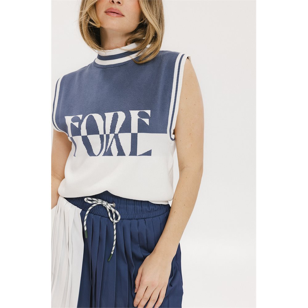 Women's Fore Sleeveless Mock Neck Sweater