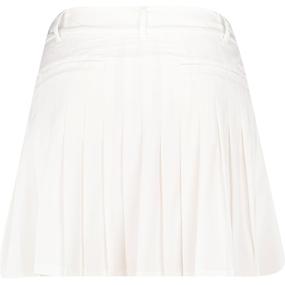 Women's 4-Way Stretch Poly Woven Pleated Skirt