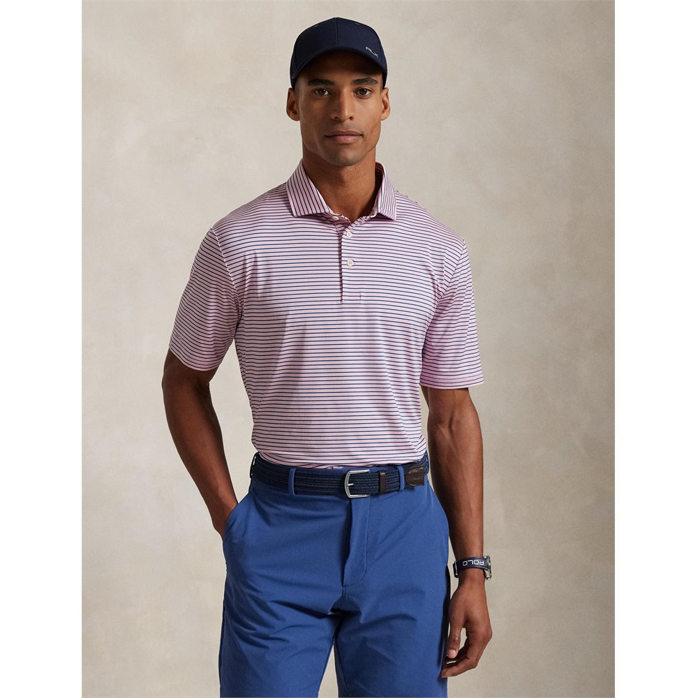Classic Fit Performance Polo - Striped