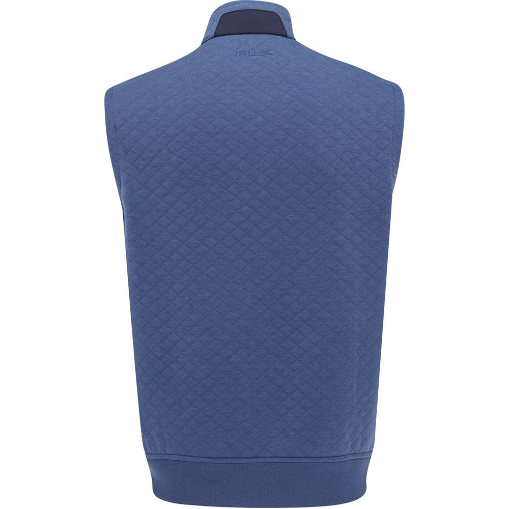 Quilted Double Knit FZ Vest