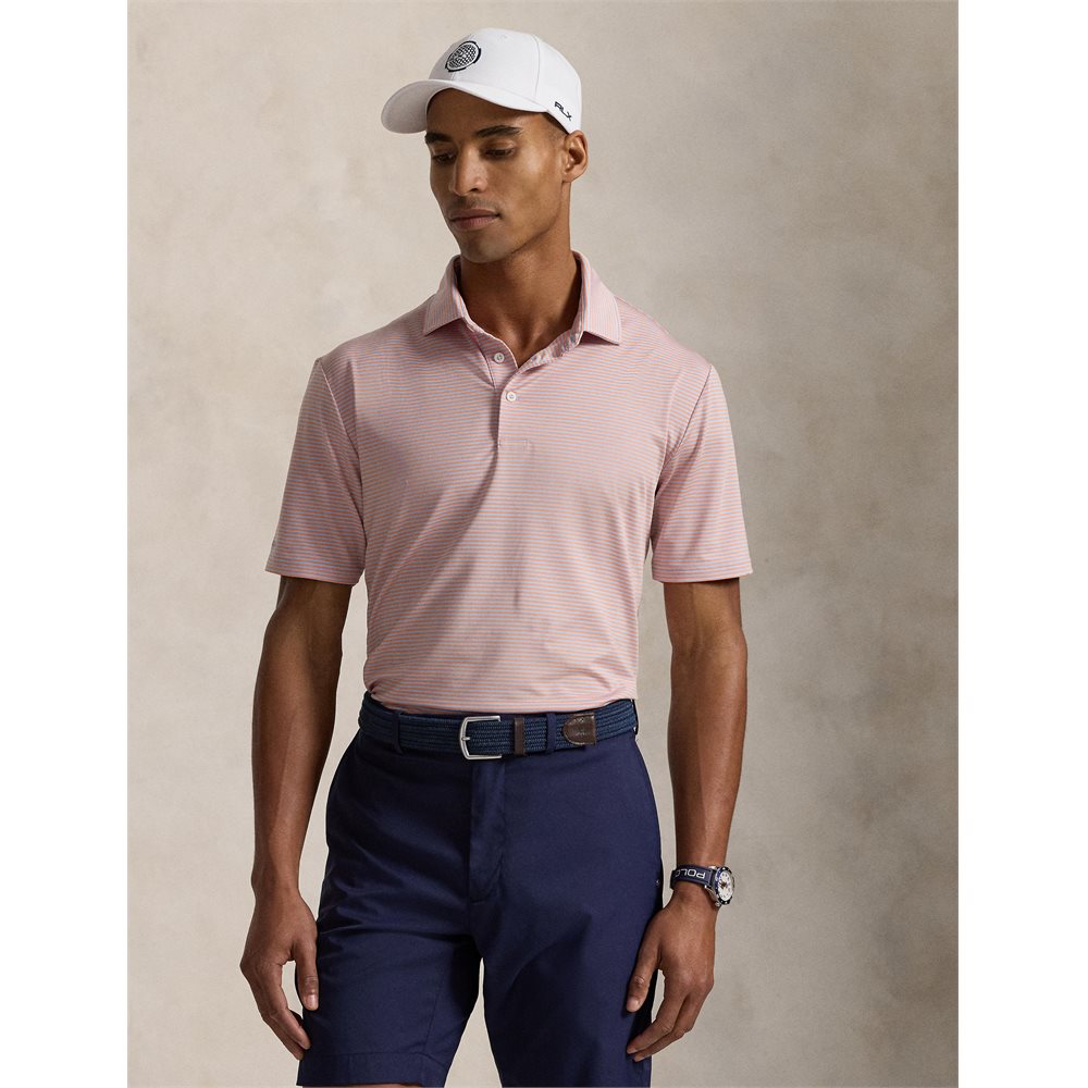 Classic Fit Performance Polo - Striped